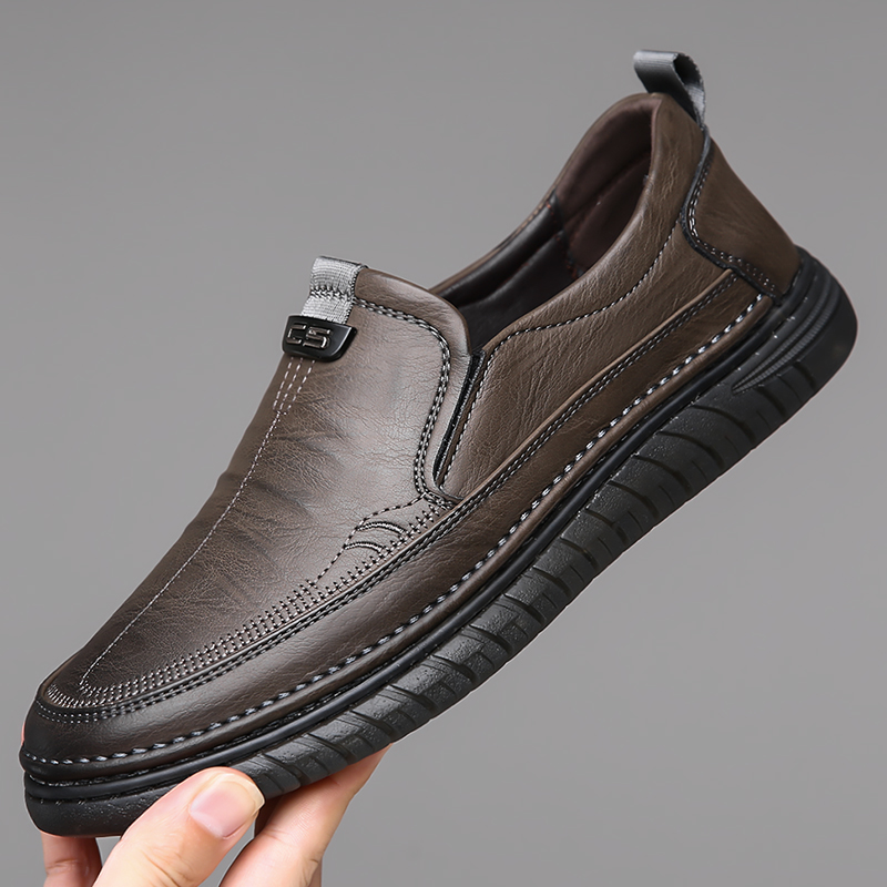 Aqua Sports Club - Retro Penny Loafer Hakiki Inek Derisi